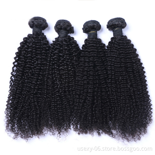 Wholesale Virgin Cuticle Aligned Hair 10a 11a 12a Grade 40 Inch Virgin Peruvian Hair, 100% Kinky Curly Human Hair Weave Bundles
